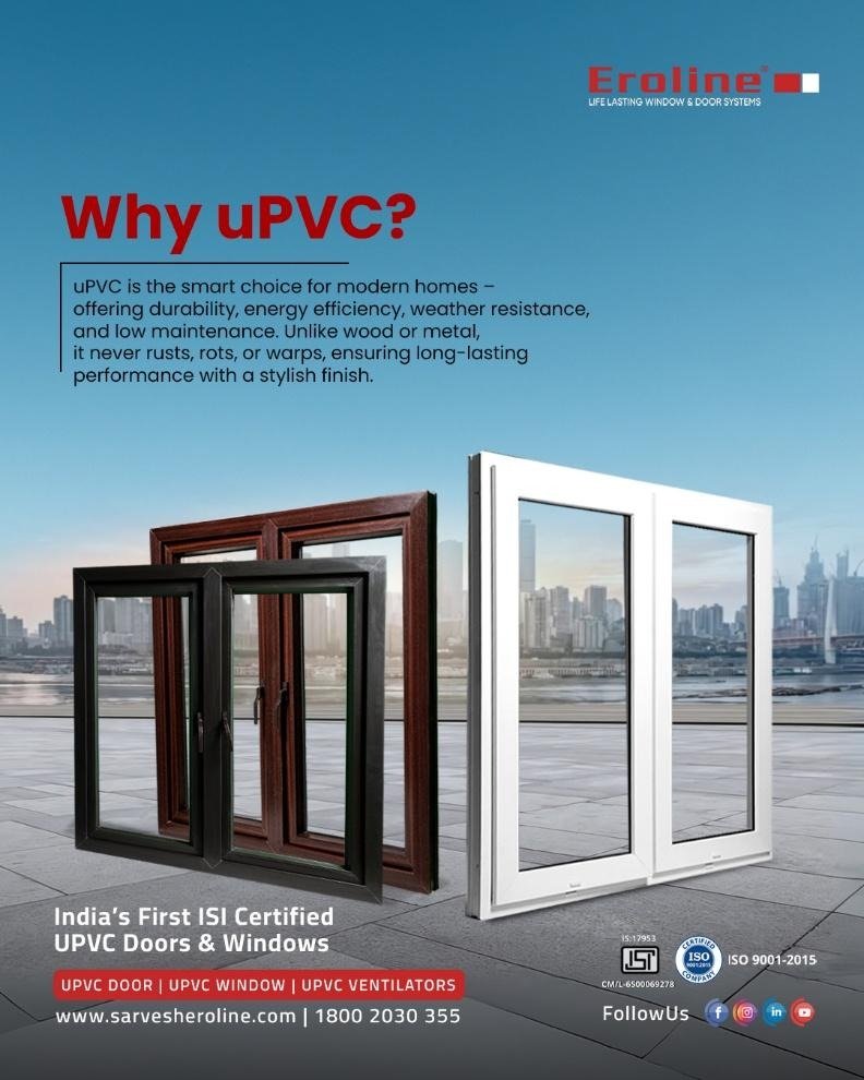 best uPVC Doors and Windows in bangalore by sarvesh eroline